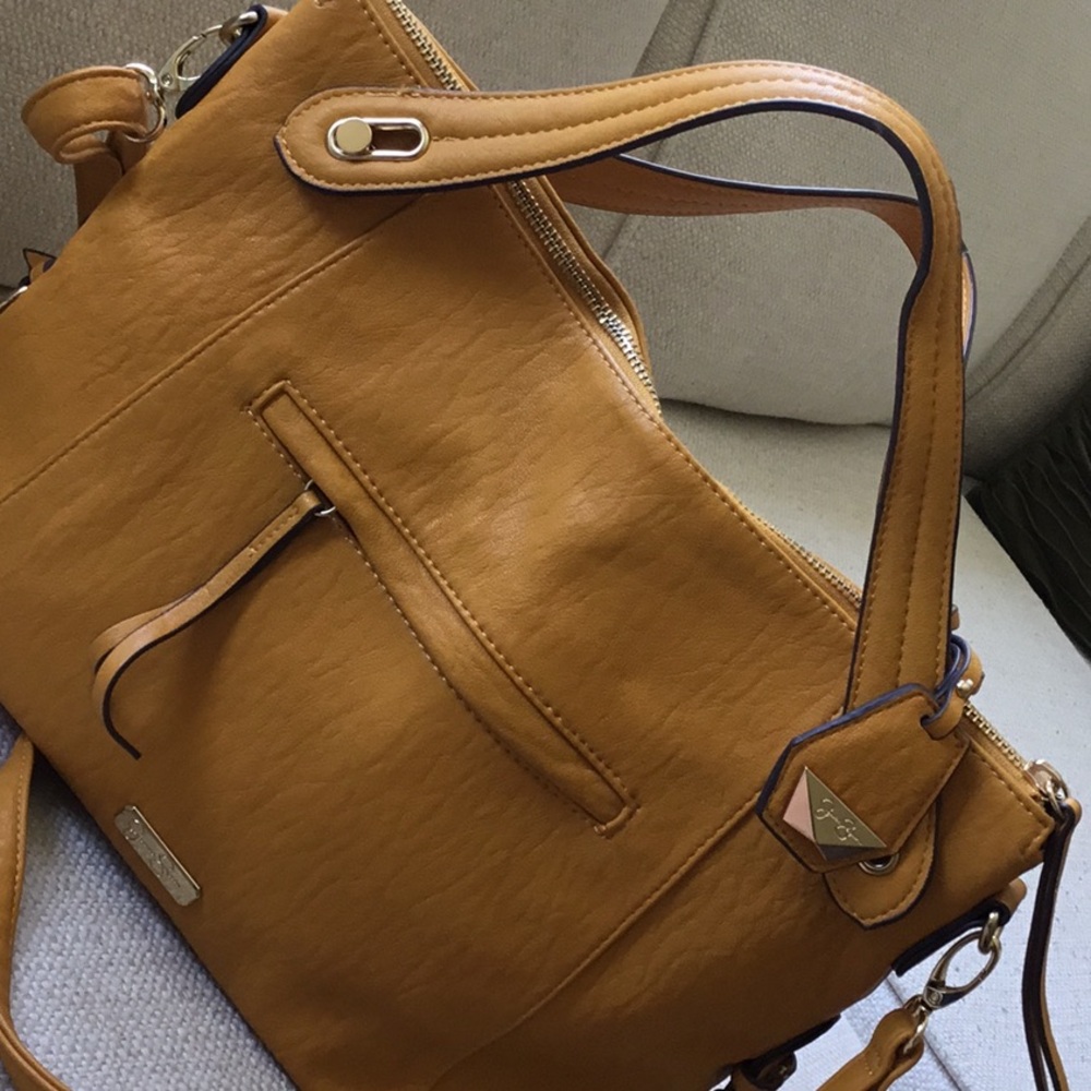 Jessica Simpson mustard purses
